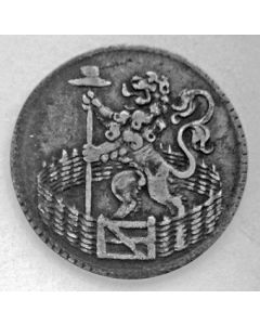 Holland, zilveren duit 1753
