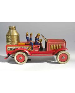 Blikken speelgoed brandweerauto, ca. 1925