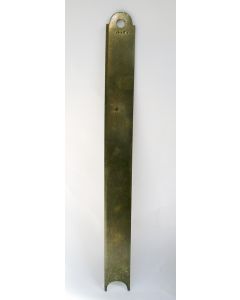 Messing snijmaat, 1 el, 18e eeuw
