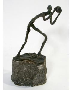Jits Bakker, bronzen sculptuur, Handballer