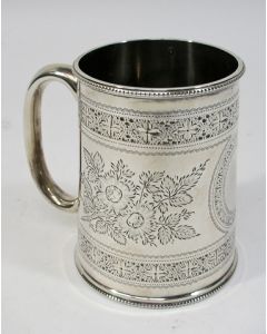 Engelse zilveren drinkkroes, Mappin & Webb, 1893