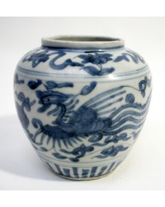 Chinese porseleinen buikvaas, Ming periode, ca. 1600 