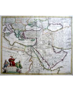 Kaart van Turkije, 17e eeuw