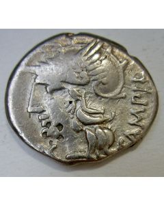 Romeinse Republiek, denarius, M. Baebius Q.f. Tamphilus, 137 v. Chr. 