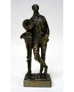 Bronzen beeld, Edison, door Pieter d'Hont 
