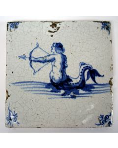 Tegel, zeemeerman, 17e eeuw