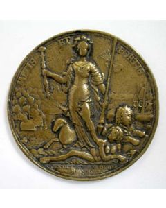 Bronzen penning, Vrede van Breda, 1667