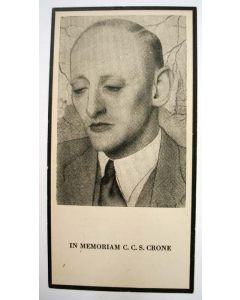 C.C.S. Crone, bidprentje, 1951