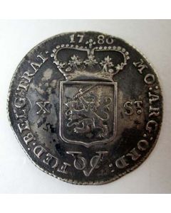 VOC, halve gulden 1786