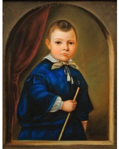J.A.M. Haak, jongensportret, 1854