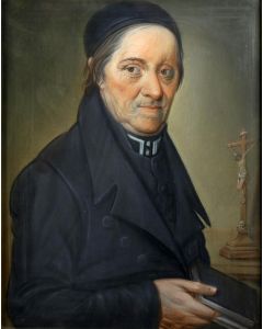 Theodoor Bohres, portret van een katholieke priester, 1832