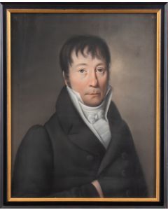 Wessel Lubbers, portret van de taalmeester Jochem Caspers , Zutphen ca. 1815
