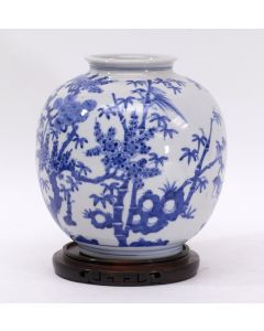 Chinese porseleinen buikvaas, 19e eeuw
