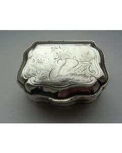Zilveren snuifdoos,  Schoonhoven 1776