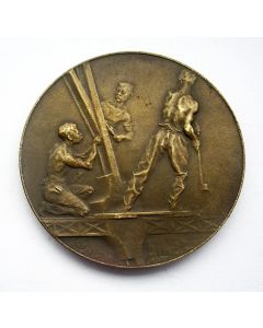 [Frankrijk] Herinneringspenning aan het beklimmen van de Eiffeltoren, ca. 1900