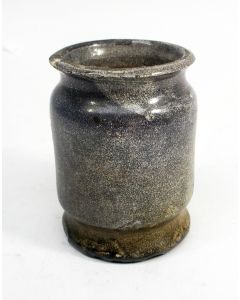 Aardewerk zalfpot, 17e eeuw