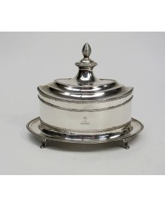  Empire zilveren tabakspot, Hendrik Smits, Amsterdam, 1803