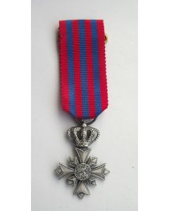 Kruis van Verdienste van de Koninklijke Vereniging van Reserve-officieren (TMPT-kruis), miniatuur draagmedaille