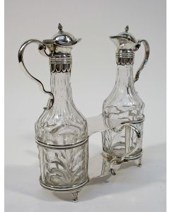 Zilveren olie- en azijnstel, Leeuwarden 1797
