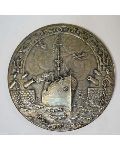 Zilveren penning, Nederlandsche Overzee Trust Maatschappij 1914-1919 {J.C. Wienecke]