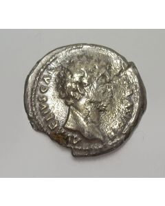 Keizer Marcus Aurelius, denarius, 139-161 A.D. 