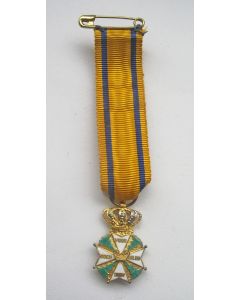 Onderscheiding Militaire Willemsorde, miniatuur draagmedaille