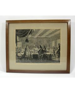 Jan Luyken, De Vrede van Nijmegen, kopergravure, eind 17e eeuw