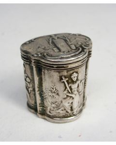 Zilveren lodereindoosje, Cornelis Snel, Schoonhoven 1807