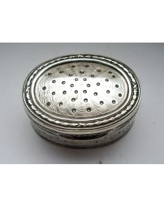 Zilveren snuifdoos, art deco