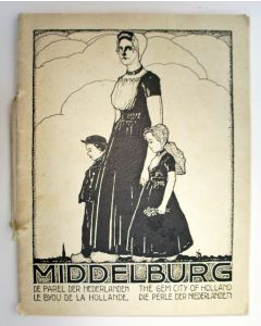 Middelburg. De parel der Nederlanden. Met lithografische omslag door Louis Heymans, ca. 1930