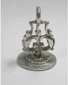 Zilveren signet met monogram, Hendrik Bleur, Amsterdam 1760