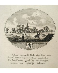 Kopergravure, Het dorp Noordwijkerhout, 18e eeuw