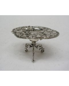 Zilveren suikertafeltje, Age Binses Looxma, Sneek, ca. 1740