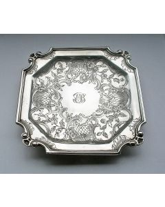 Zilveren pattipan, Reynier de Haan, Den Haag 1768