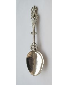 Friese zilveren gelegenheidslepel, meesterteken 'Vogel', Leeuwarden, ca. 1800
