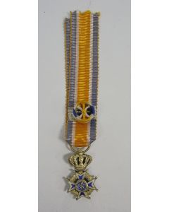 Commandeur Oranje Nassau, miniatuur draagmedaille
