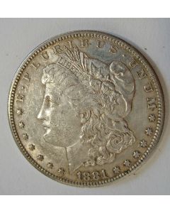 U.S.A. zilveren dollar, 1881S