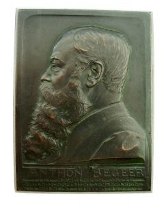 Plaquette, Anthon Begeer, 1907 [ J.C. Wienecke]
