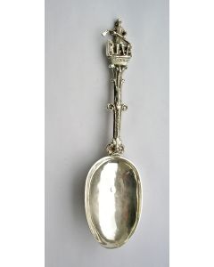 Zilveren lepel van het bakkersgilde, Allert Wijngaarden, Leeuwarden, 1759