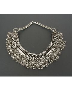 Zilveren halsketting, Rajasthan, India, 20e eeuw