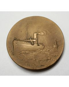 Penning, 25 Jaar Hollandsche Stoombootmaatschappij, 1910. (J.J.van Goor).