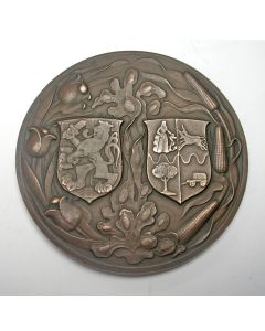 Penning Instelling wederzijdse gezantschappen van Nederland en Zuid-Afrika, 1929 [1930]