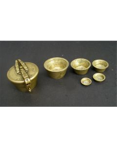 Sluitgewicht, 16 lood, Neurenberg, gedateerd 1751