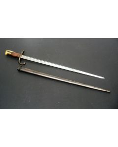 Franse 'Gras' bajonet, model 1874, vervaardigd in Chatellerault, 1879