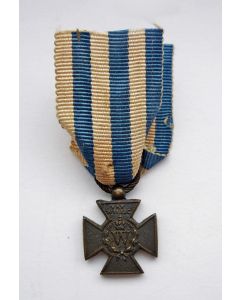 Metalen Kruis Vrijwilligers, 1830-1831, miniatuur draagmedaille