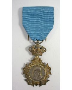 [België]. Veteranenmedaille van Leopold II, 1865-1909