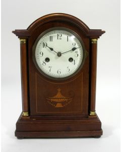 Mahoniehouten schoorsteenpendule, Junghans, ca. 1900