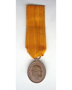 Medaille voor IJver en Trouw in brons, 1877
