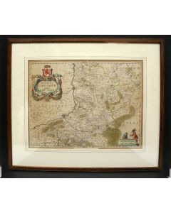 Kaart van het Hertogdom Limburg, ca. 1650