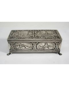 Oudhollandse zilveren lepeldoos, 1909